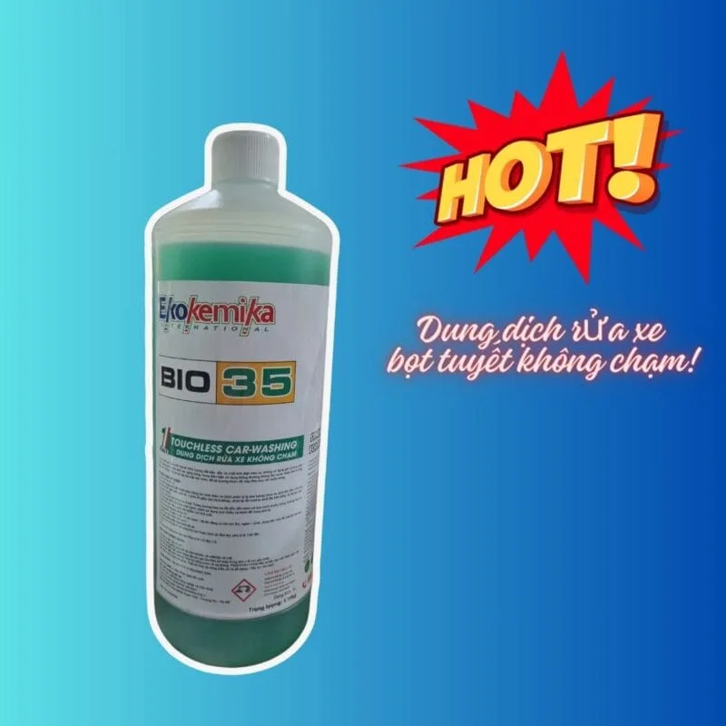 Dung dịch rửa xe bọt tuyết không chạm bio 35 - miễn ship