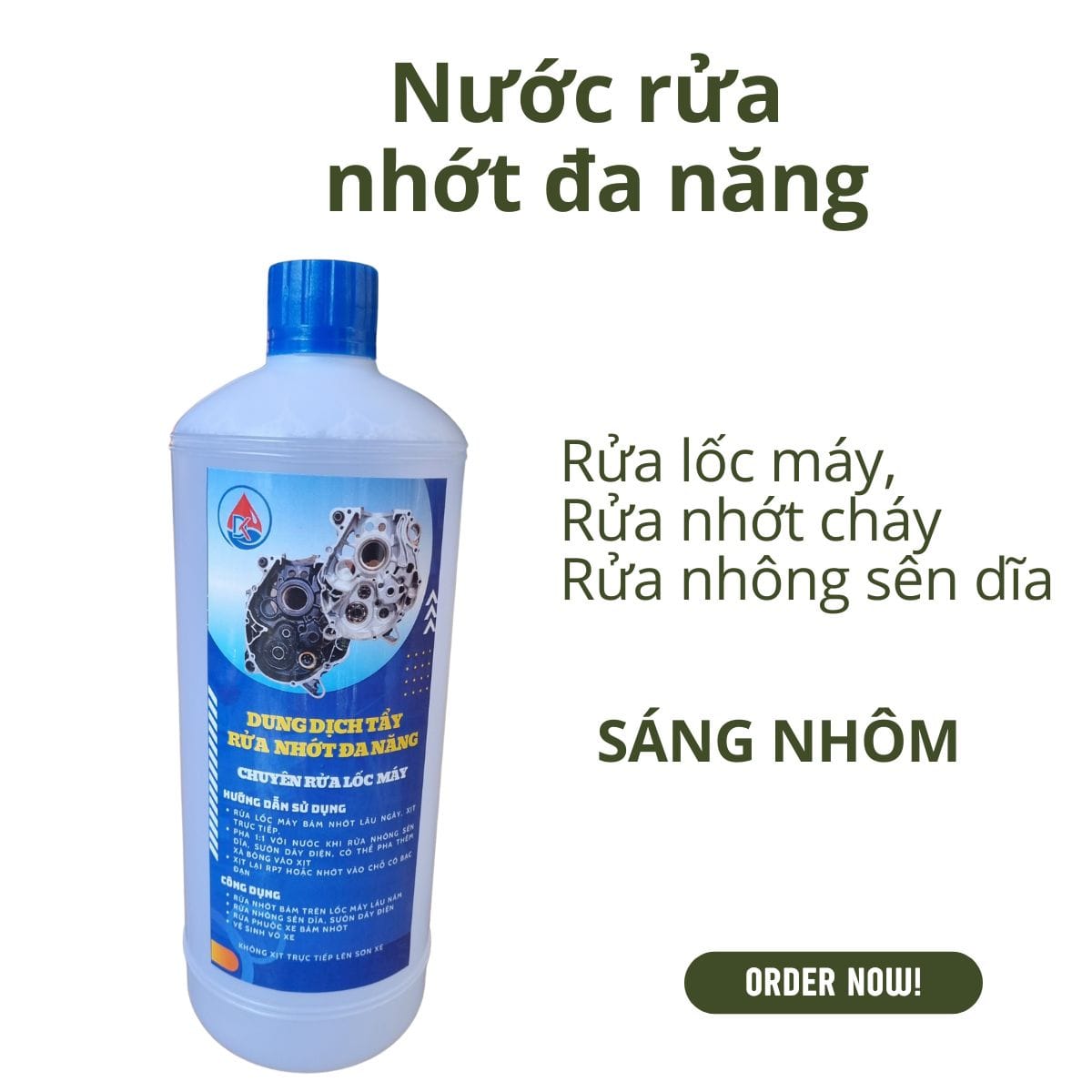 Dung dịch rửa nhớt đa năng