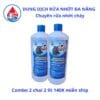 Combo rửa nhớt cháy đen trong lốc máy