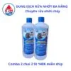 Combo rửa nhớt cháy đen trong lốc máy